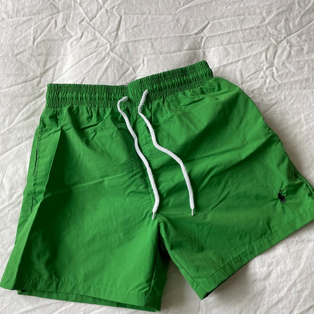 Ralph Lauren Green Mens Swim Short Size M